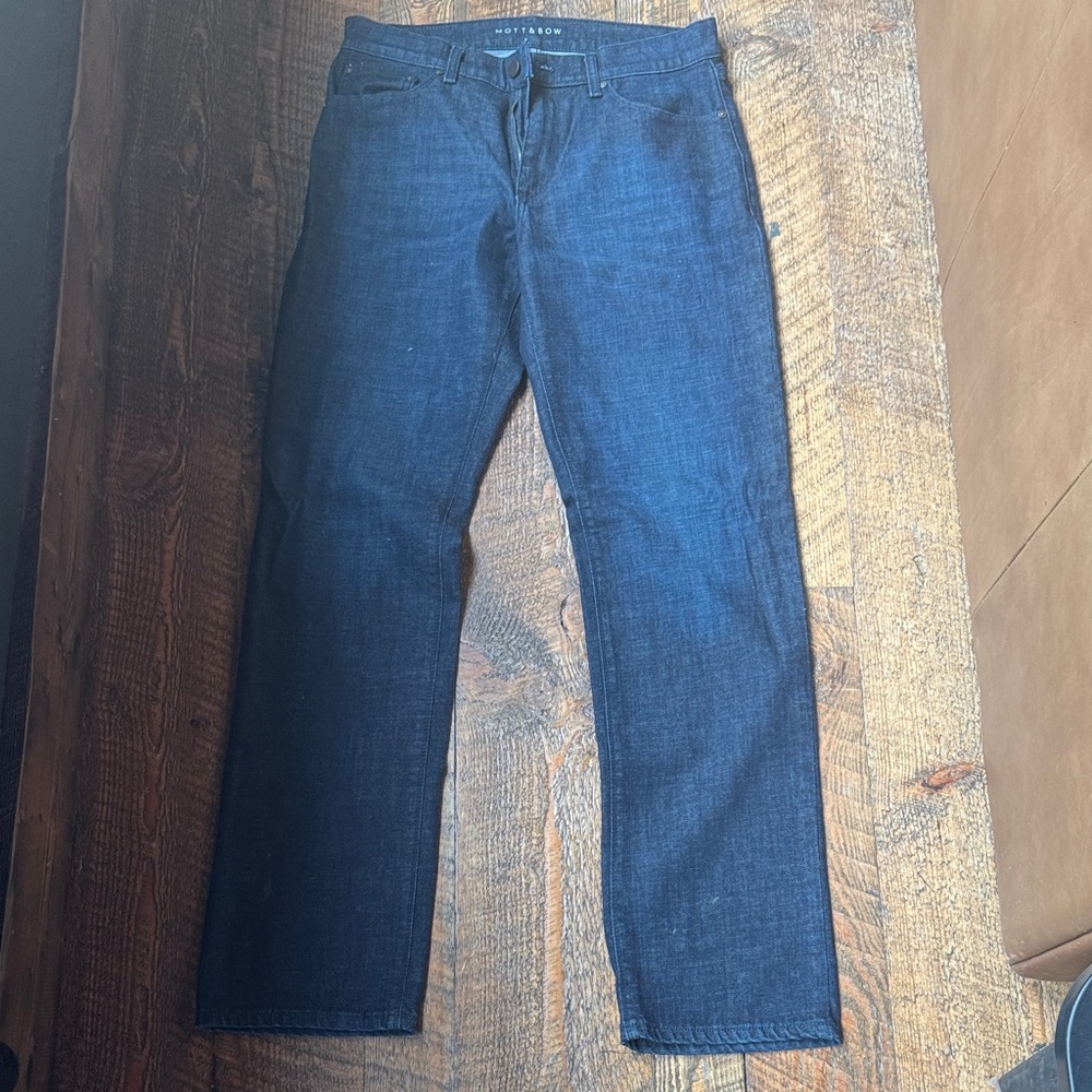 Men's Straight Indigo Jeans - Unbranded